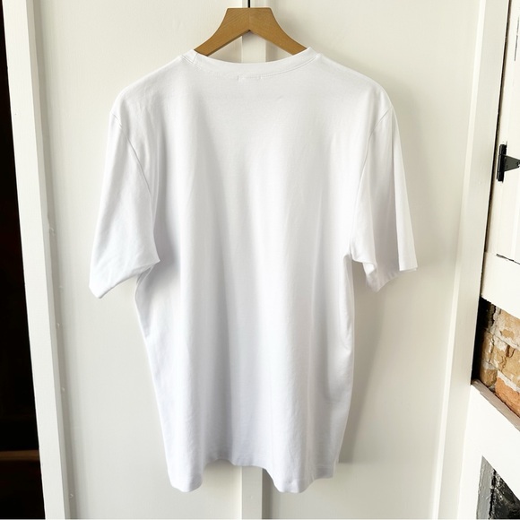 LAKE white Pima crewneck tee - Picture 3 of 4